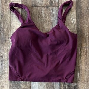 Quince Ultra-Form V-neck cropped tank